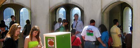 Смотровая площадка на верху башни Койт.